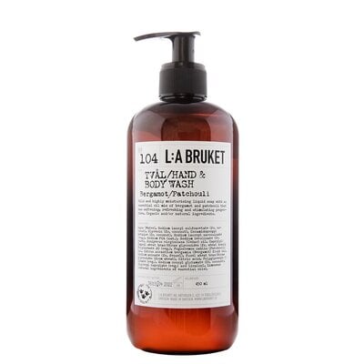 L:A Bruket - Hand and Body Wash - 104 - Bergamot / Patchouli - 450ml