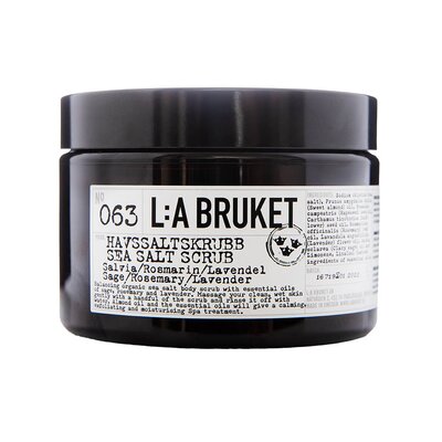 L:A Bruket - Sea Salt Scrub - 063 - Sage / Rosemary / Lavender - 420g