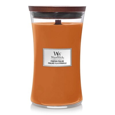 Woodwick - Large Hourglass - Pumpkin Praline