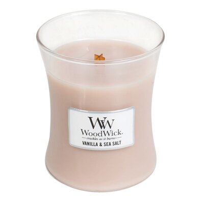 Woodwick - Medium Hourglass - Vanilla & Sea Salt